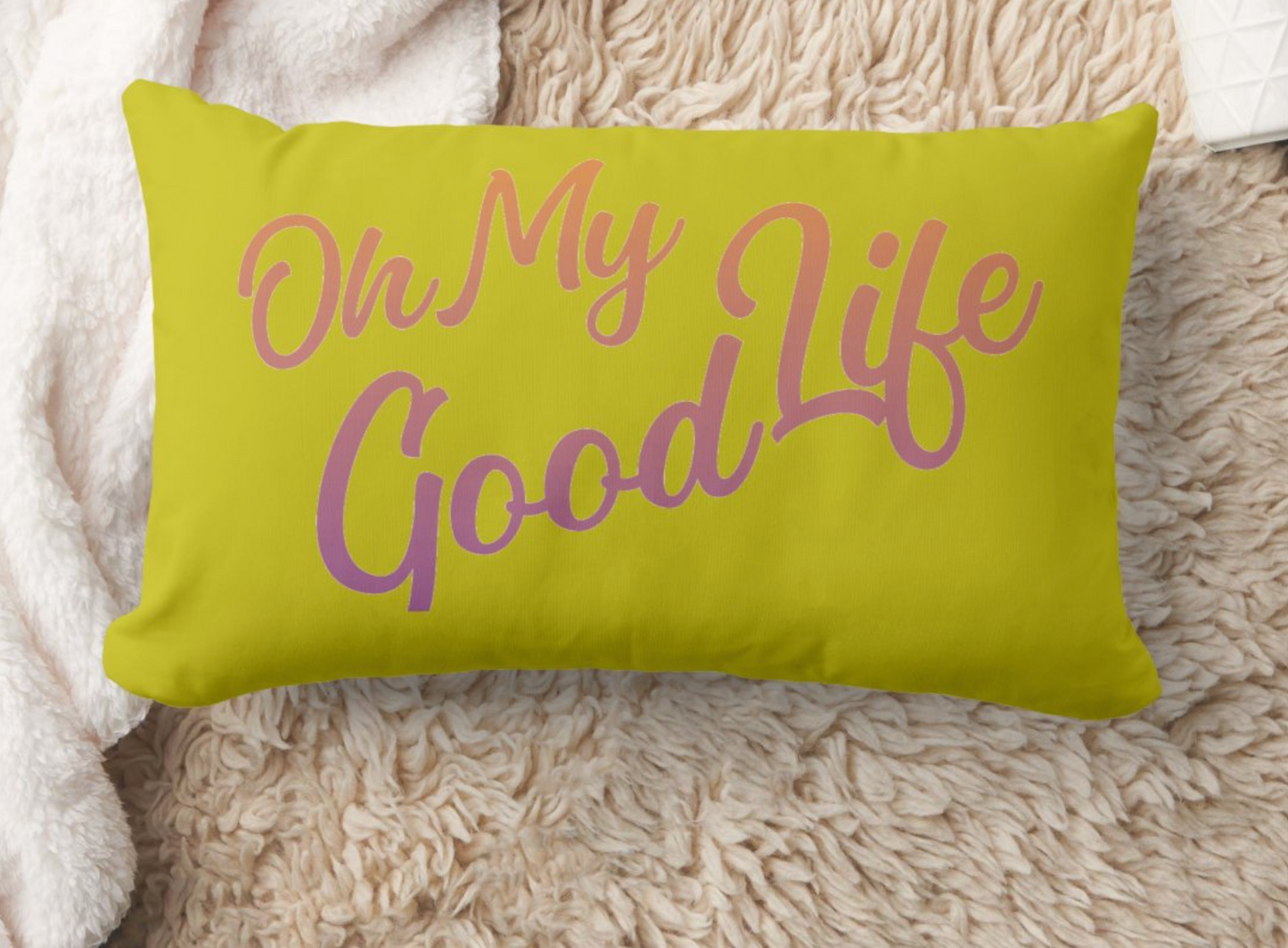 OH MY GOODLIFE Throw Pillow