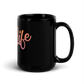 OH MY GOODLIFE Glossy Black Mug