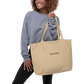 Organic OMGL Embroidered Tote in Oyster