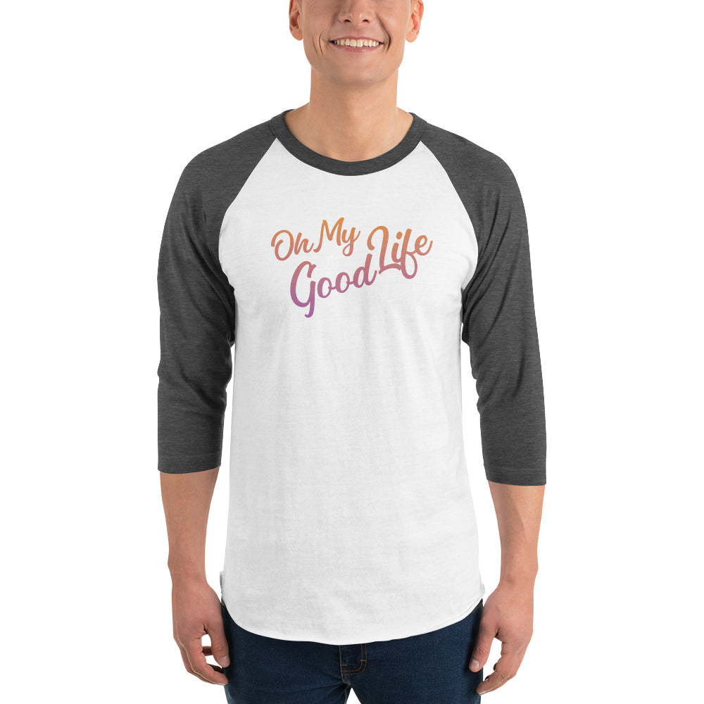 OH MY GOODLIFE 3/4 Sleeve Raglan Shirt