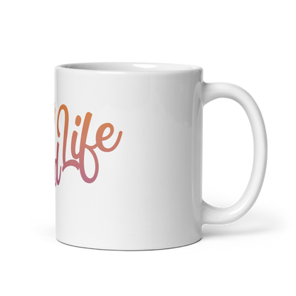 OH MY GOODLIFE Glossy White Mug